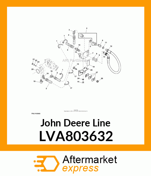 PIPE ASSY, REAR A LVA803632