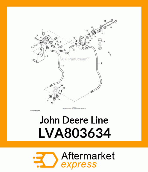 PIPE ASSY, 3RD LVA803634