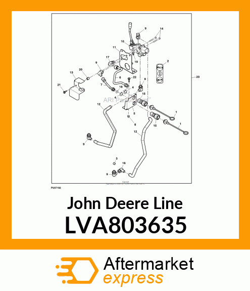 PIPE ASSY, 3RD SCV B LVA803635