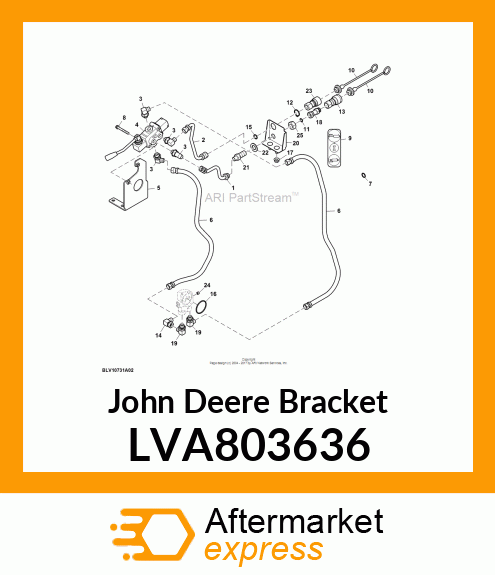 BRACKET ASSY,3RD LVA803636