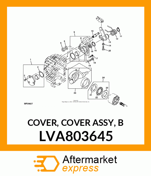 COVER, COVER ASSY, B LVA803645