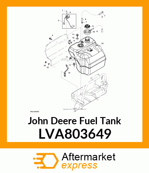 TANK KIT, FUEL LVA803649