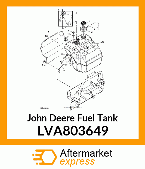 TANK KIT, FUEL LVA803649