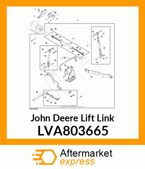 LINK ASSY, LIFT RH LVA803665