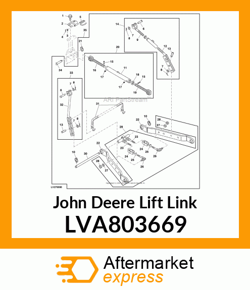 LINK ASSY, LIFT RH LVA803669