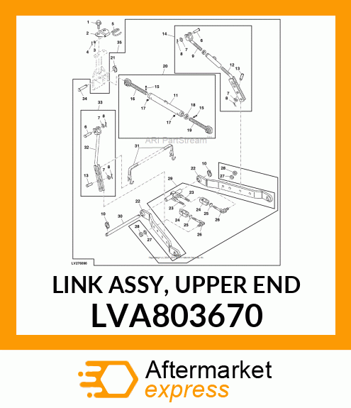 LINK ASSY, UPPER END LVA803670