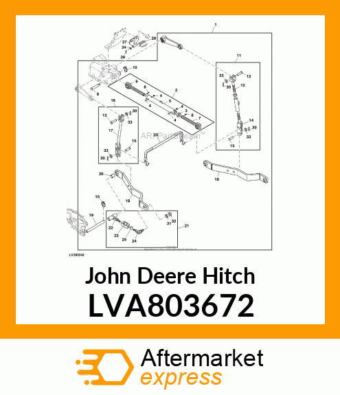 HITCH KIT, 3 LVA803672