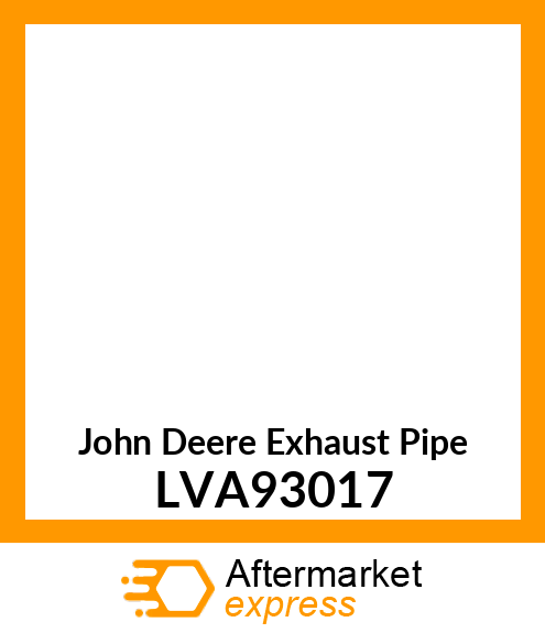 EXHAUST PIPE, VERTICAL LOWER LVA93017