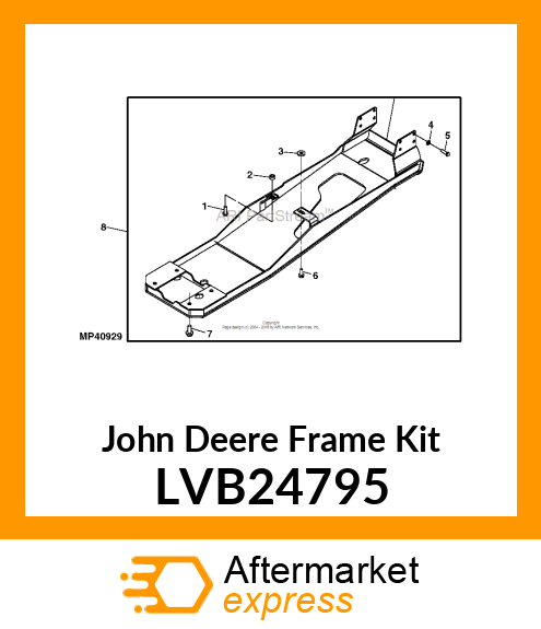 KIT, HEAVYDUTY SUBFRAME MID LVB24795