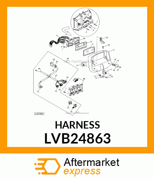 INSTRUMENT PANEL UPDATE KIT LVB24863