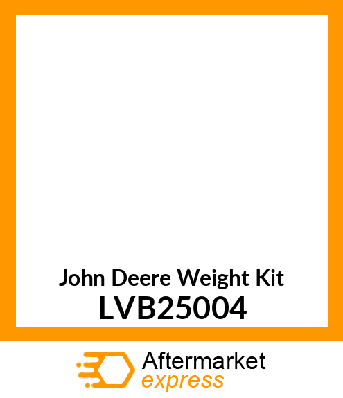 WEIGHT KIT, KIT, STARTER WEIGHT HAR LVB25004