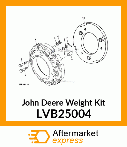 WEIGHT KIT, KIT, STARTER WEIGHT HAR LVB25004