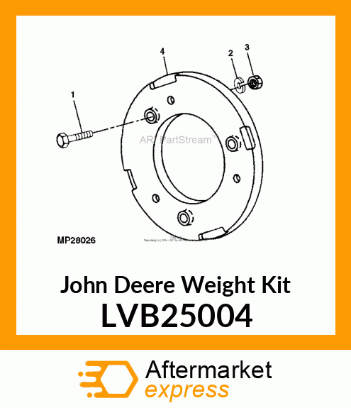 WEIGHT KIT, KIT, STARTER WEIGHT HAR LVB25004