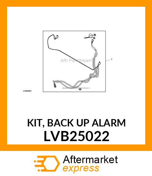 KIT, BACK UP ALARM LVB25022