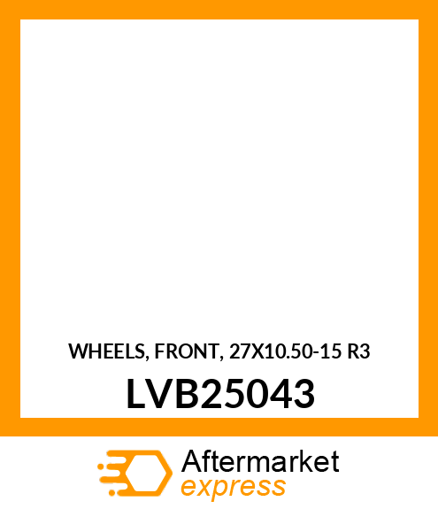 27X10.5 4PR FRONT TIRES LVB25043