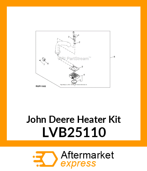 AIR INTAKE HEATER KIT LVB25110