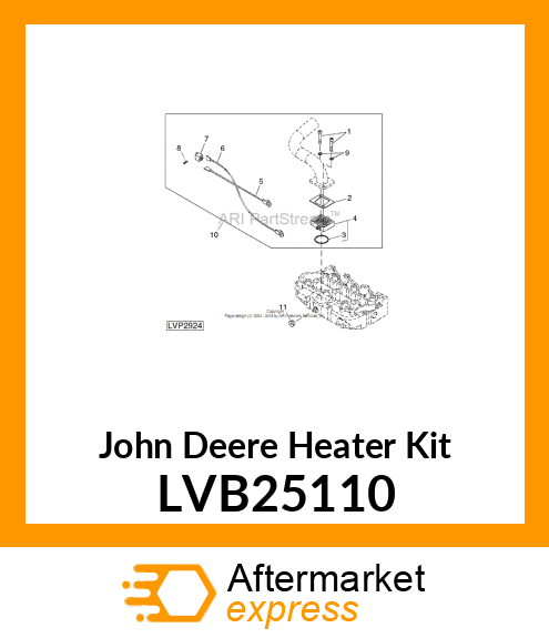 AIR INTAKE HEATER KIT LVB25110