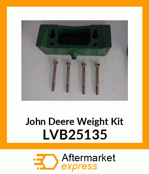 KIT,WEIGHT BRACKET (3 CYL) LVB25135