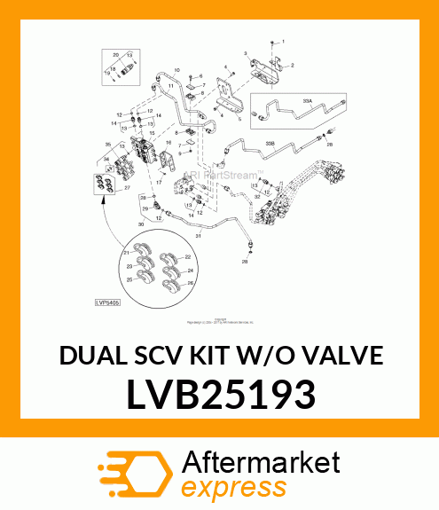 DUAL SCV KIT W/O VALVE LVB25193