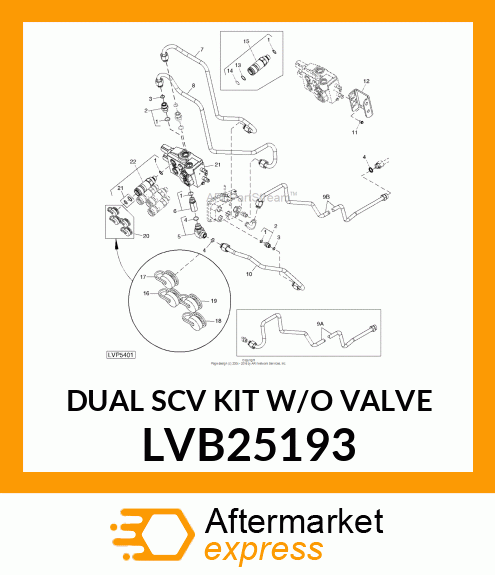 DUAL SCV KIT W/O VALVE LVB25193