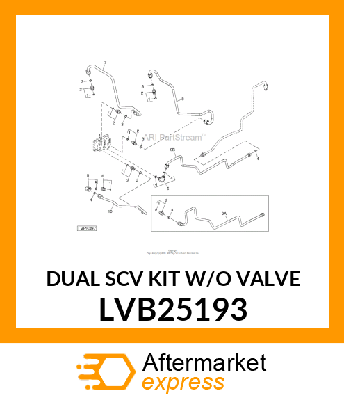 DUAL SCV KIT W/O VALVE LVB25193