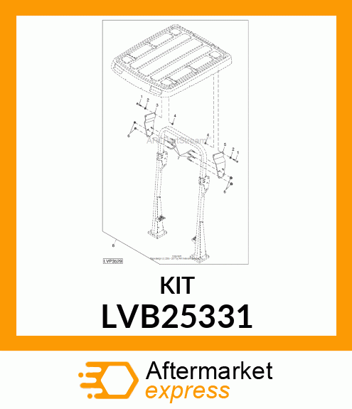 KIT, CANOPY MOUNTING (IOOS) LVB25331