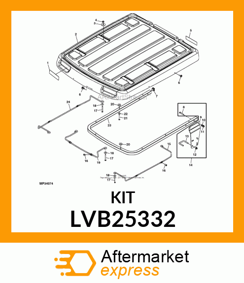 KIT, CANOPY MOUNTING LVB25332