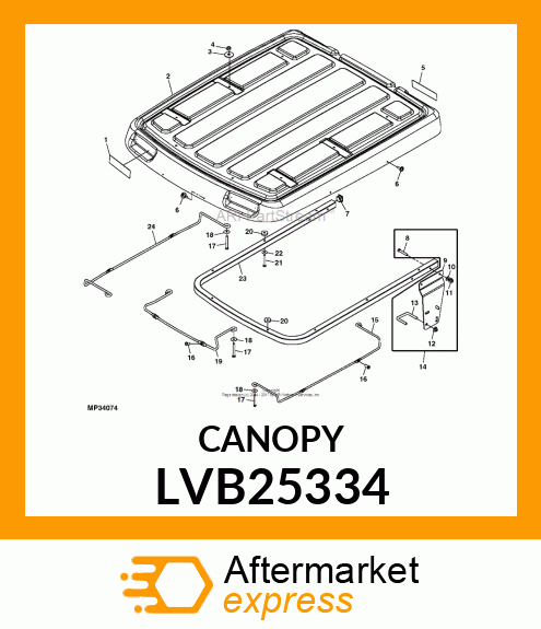 KIT, CANOPY LVB25334