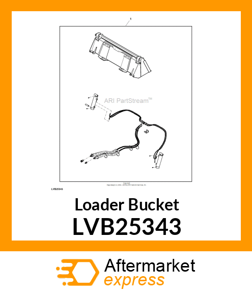 Loader Bucket LVB25343