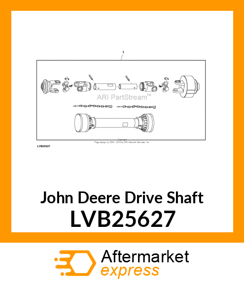 BUNDLE, DRIVESHAFT 681 TILLER LVB25627