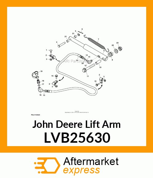 LIFT ARM, BUNDLE, HYDRAULIC LIFT 23 LVB25630