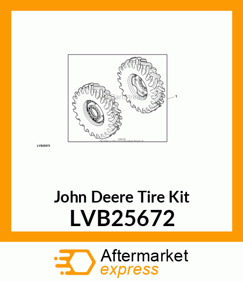 TIRE KIT, TIRE / WHEEL 7 LVB25672