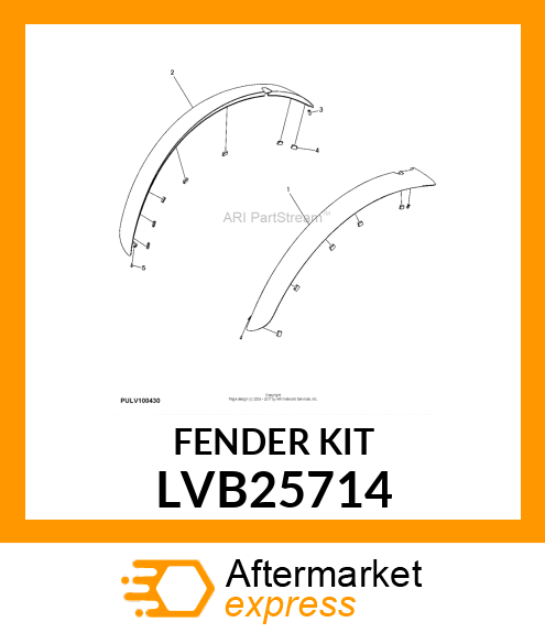 KIT, FENDER EXTENSION # LVB25714