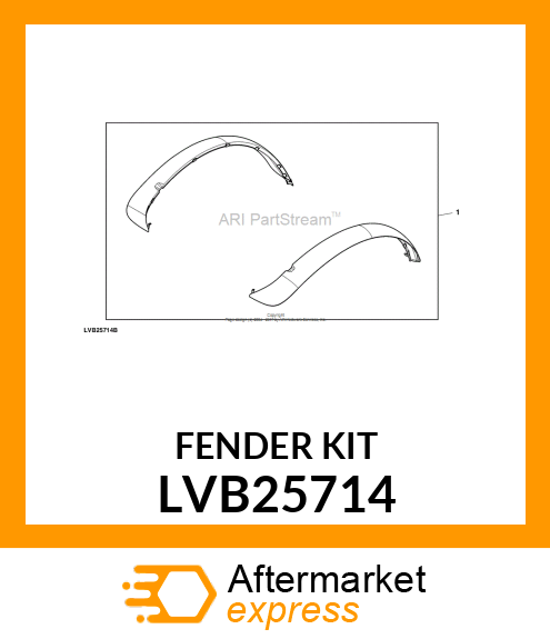 KIT, FENDER EXTENSION # LVB25714