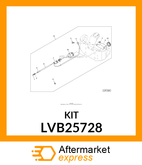 KIT, BACK UP ALARM LVB25728