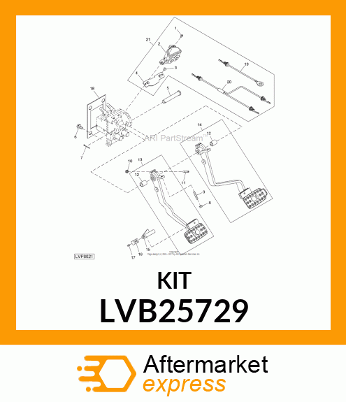 KIT, BRAKE LIGHT LVB25729