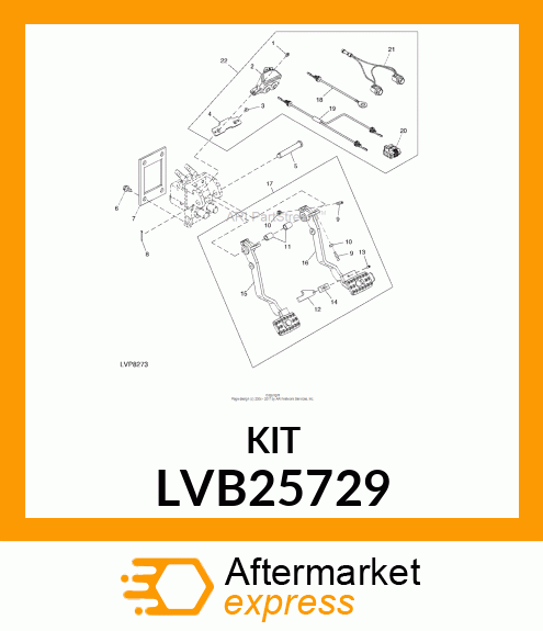 KIT, BRAKE LIGHT LVB25729