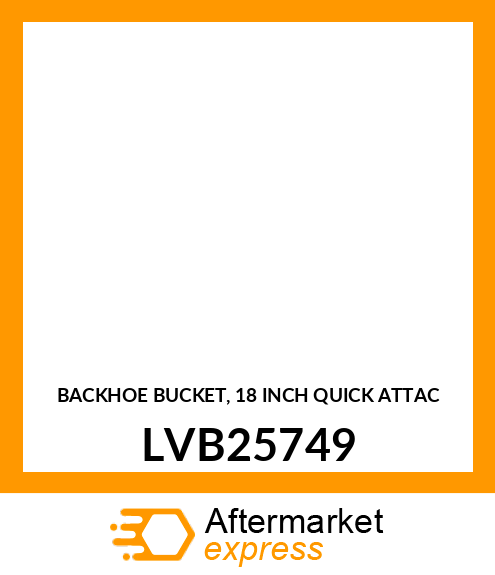 Backhoe Bucket LVB25749