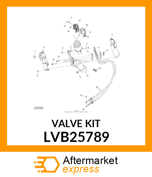 KIT, 5603,2 MID HYD CONT VALVE ,JOY LVB25789