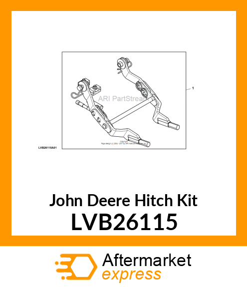 HITCH KIT, AUTO CONNECT MOWER DECK LVB26115