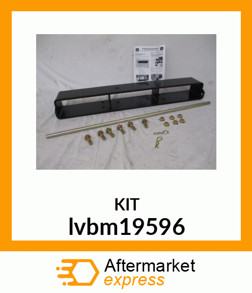 BRACKET KIT, KIT, FRONT WEIGHT BRAC lvbm19596