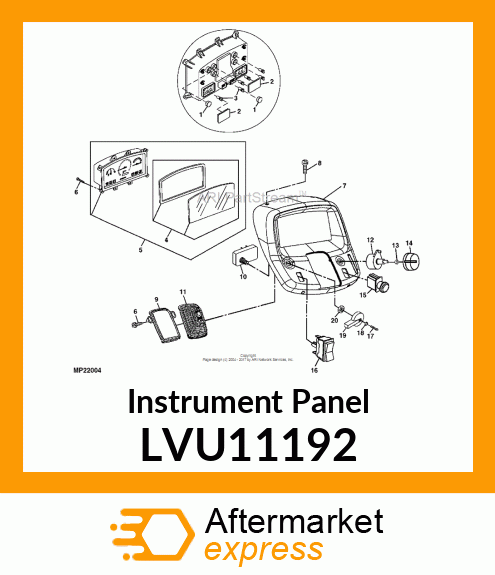 Instrument Panel LVU11192