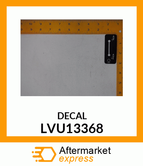 DECAL, 3RD SCV LVU13368