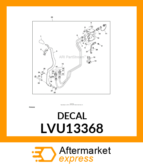 DECAL, 3RD SCV LVU13368