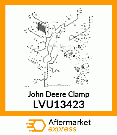 CLAMP, SUCTION MANIFOLD 4200 42MM LVU13423