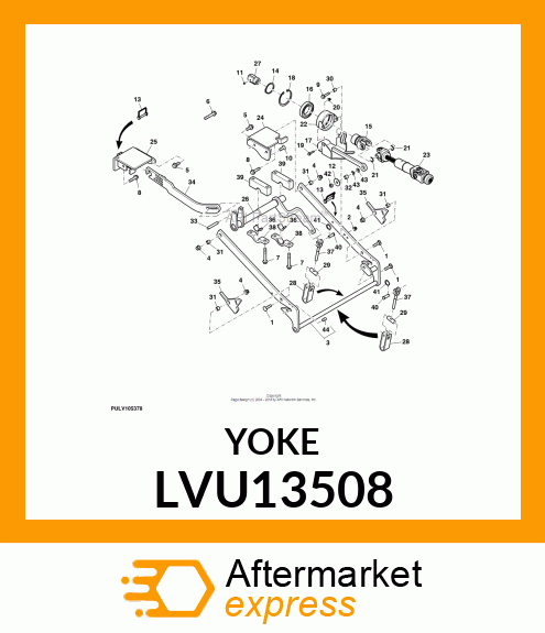 YOKE, ADJUSTABLE (PLATED) LVU13508