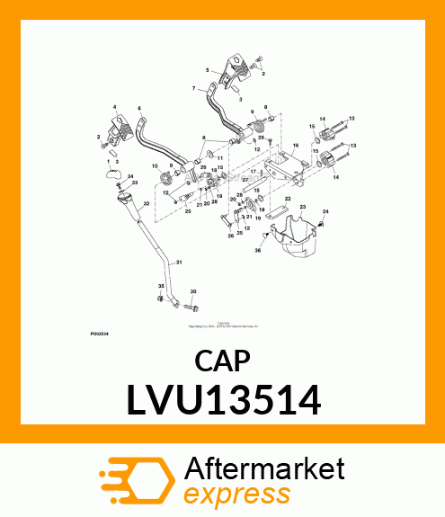 CAP,GENERIC SHIFT LVU13514