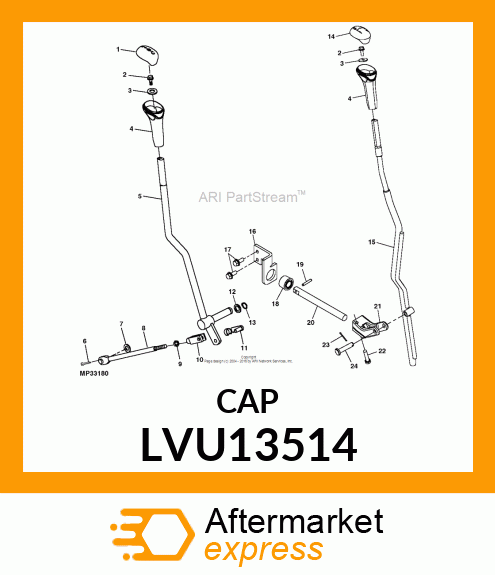 CAP,GENERIC SHIFT LVU13514