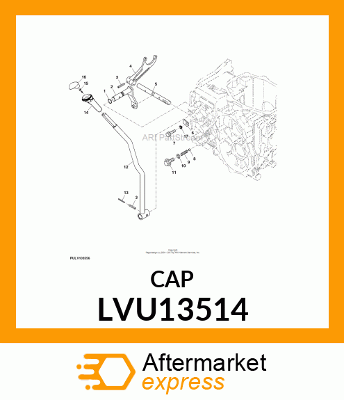 CAP,GENERIC SHIFT LVU13514