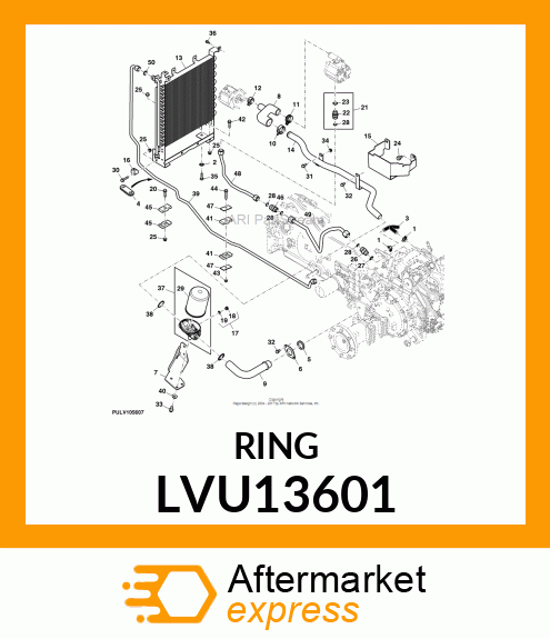 SEAL, PACKING 0.125 X 1.475 ID LVU13601